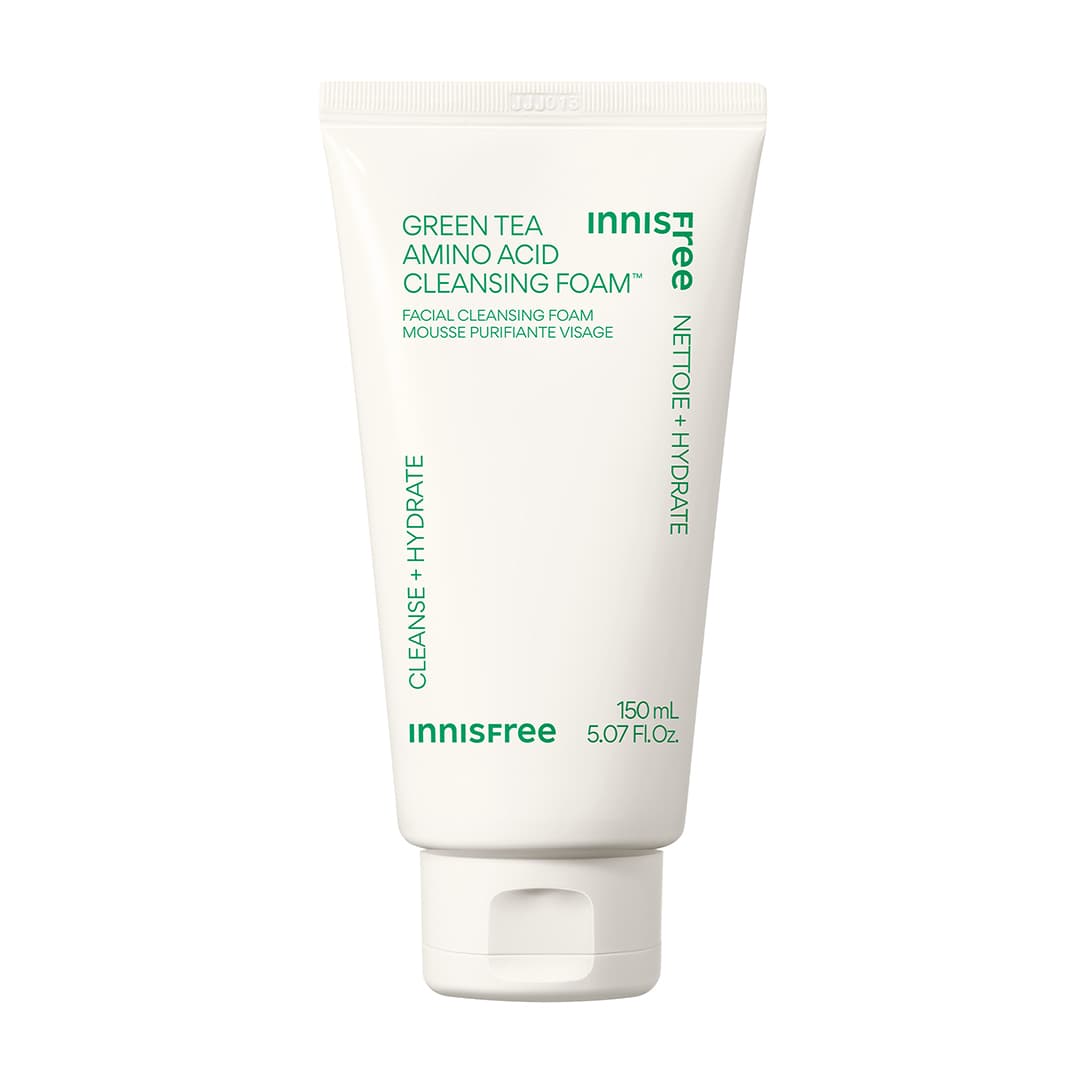 Green Tea Amino Acid Cleansing Foam – Gentle Face Cleanser