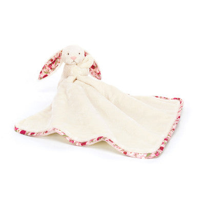 Jellycat Cozy Plush Blossom Cream Bunny 'Berry' Soother
