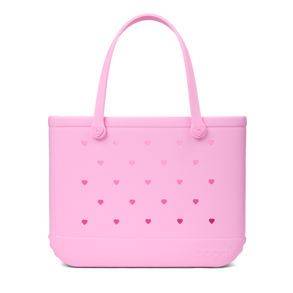 Original Bogg Bag - Cut Out Heart Pink Taffy
