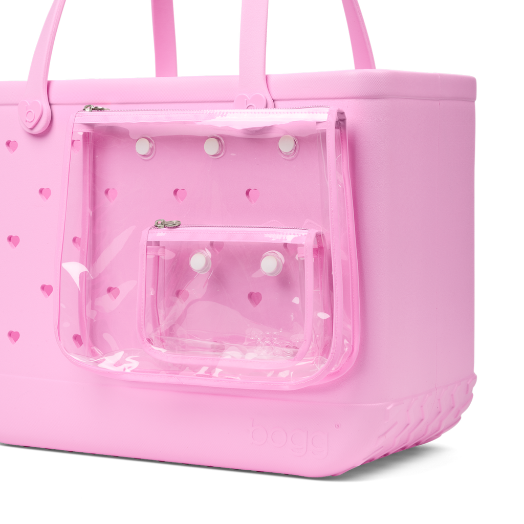 Original Bogg Bag - Cut Out Heart Pink Taffy