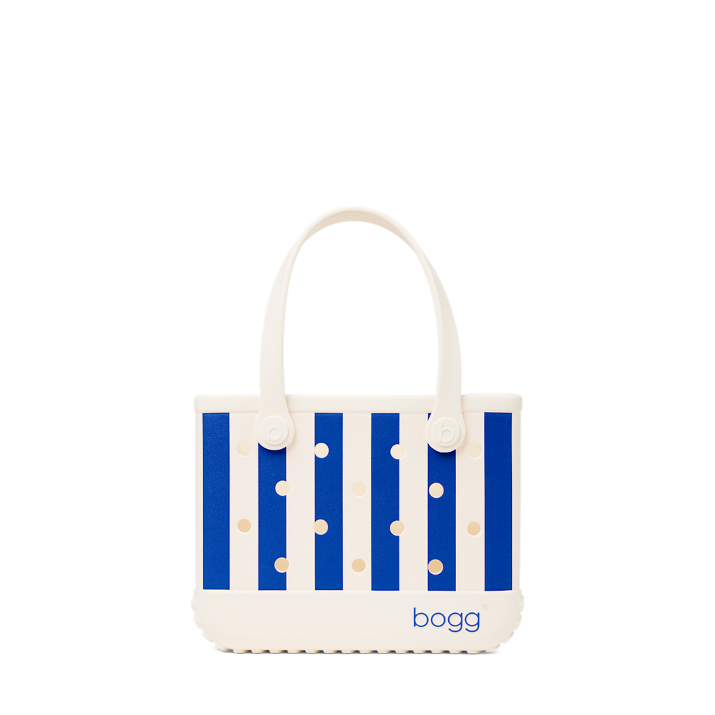 Bitty Bogg Bag - Mykonos Blue Stripe
