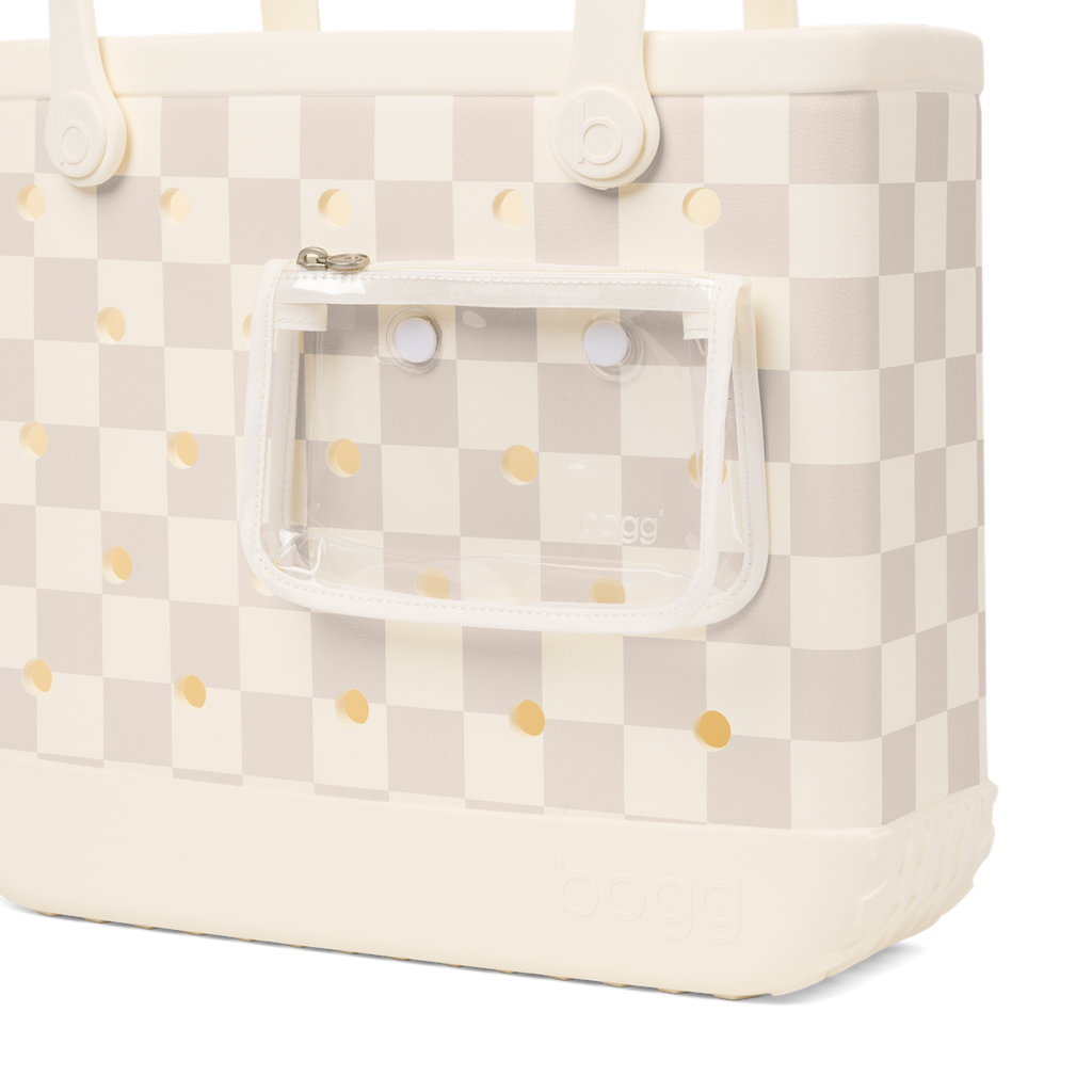 Baby Bogg Bag - Checkered Coconut/Mushroom