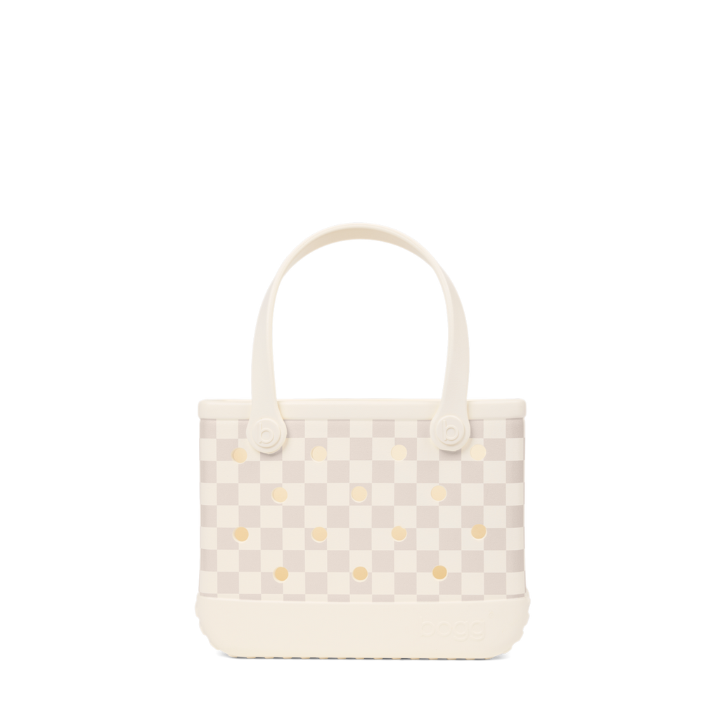 Bitty Bogg Bag - Checkered Coconut/Mushroom