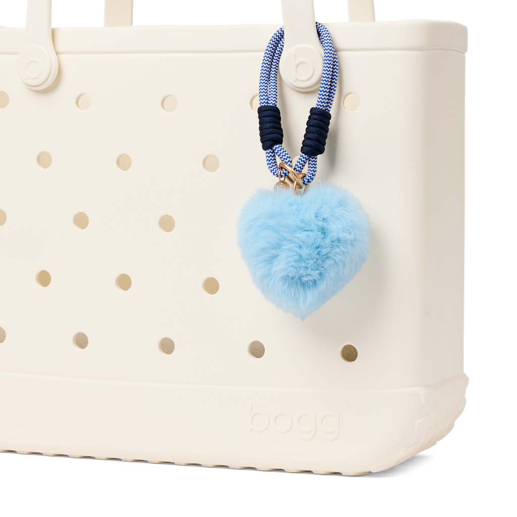Bogg'd & Charmed  - Blue Heart Pouf