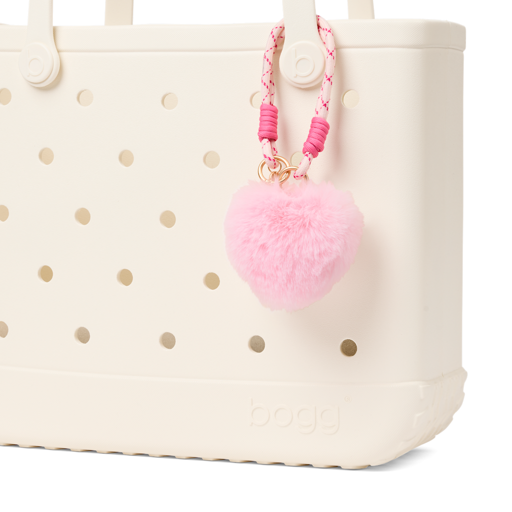 Bogg'd & Charmed  - Pink Heart Pouf