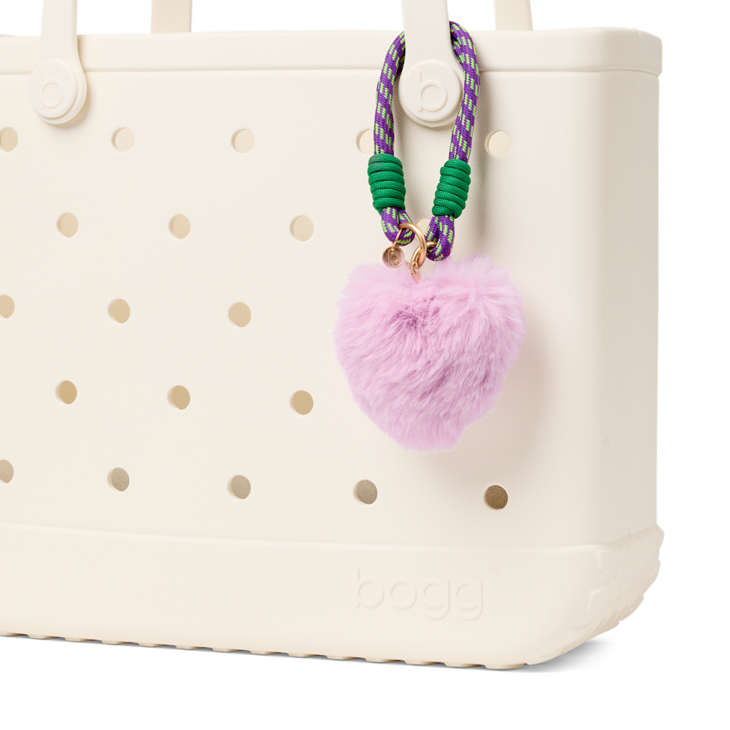 Bogg'd & Charmed  - Purple Heart Pouf