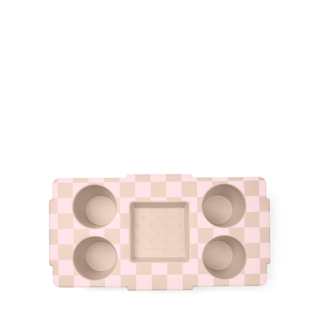 Top o' the Bogg to Ya - Checkered Linen/ Pink Marshmallow